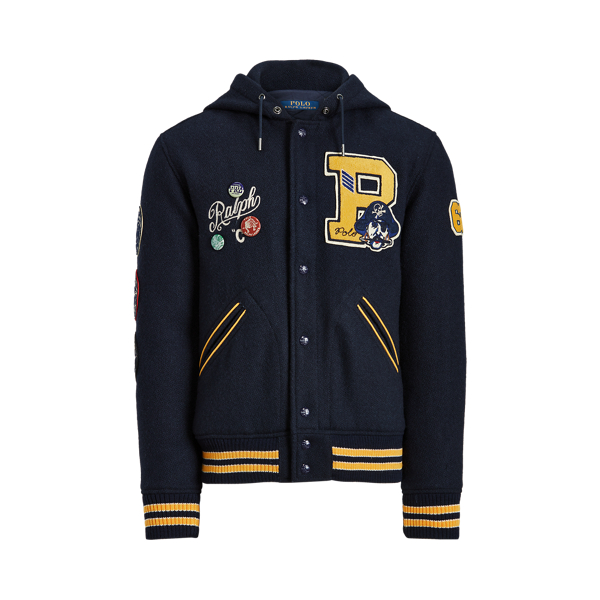 Polo ralph lauren letterman varsity jacket online