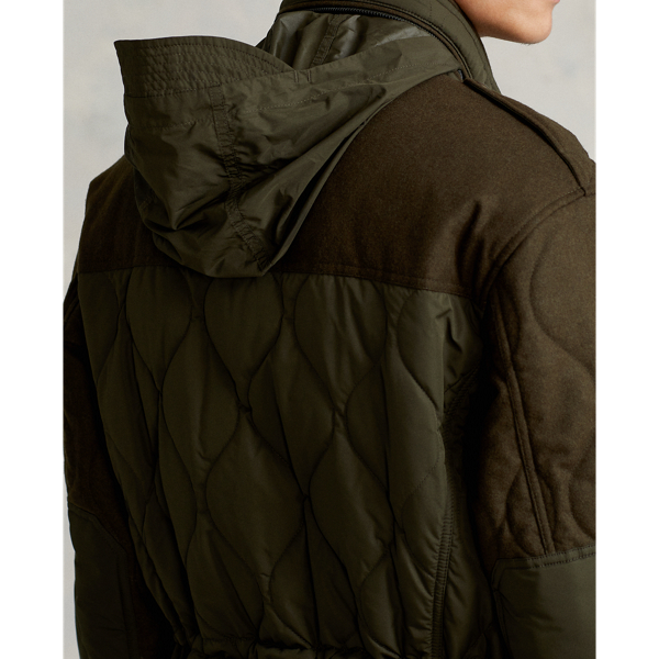 Veste de treillis matelass&eacute;e Polo Ralph Lauren en Loden fonc&eacute; 7