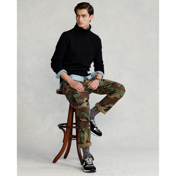 Ralph lauren slim fit camo pants best sale