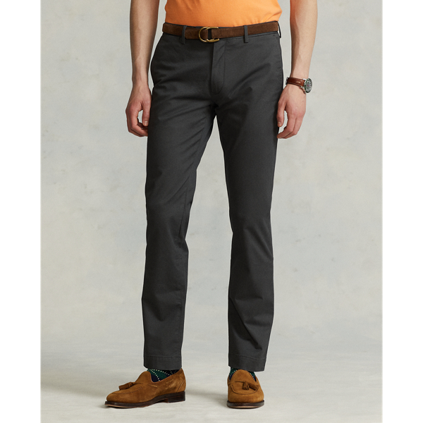 Pebble Black Stretch Slim Fit Chino Pant Polo Ralph Lauren 4