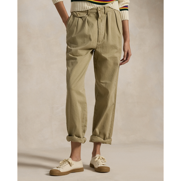 Whitman Relaxed Fit Pleated Trouser