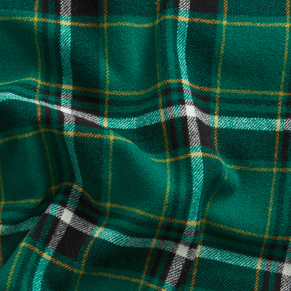 Green/Black Multi Plaid Wool-Blend Overshirt Polo Ralph Lauren 7