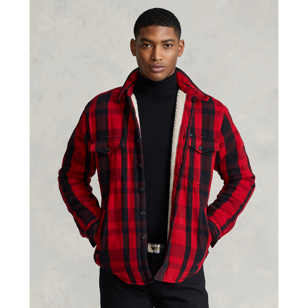 Plaid shirt jacket best sale