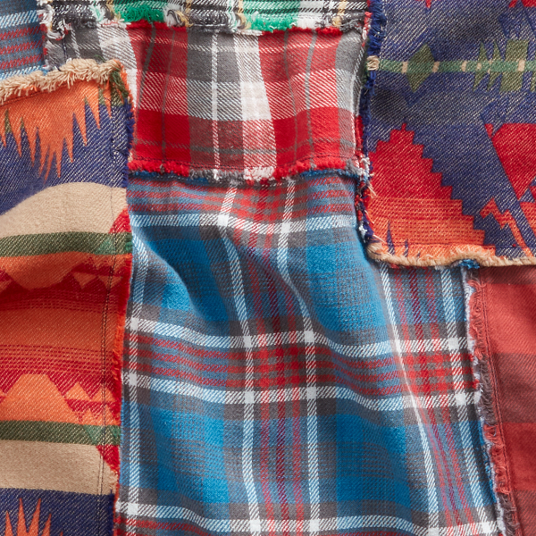 Multi Patchwork Classic Fit Patchwork Shirt Polo Ralph Lauren 6