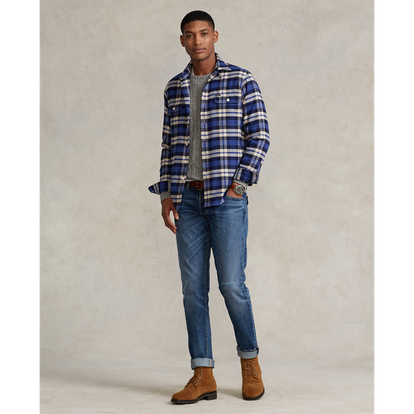 Classic Fit Plaid Performance Workshirt | Ralph Lauren