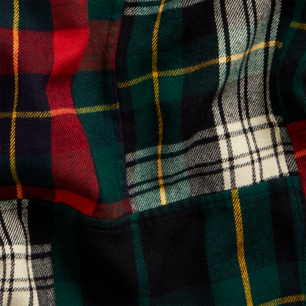 Patchwork Flannel Classic Fit Patchwork Flannel Workshirt Polo Ralph Lauren 7