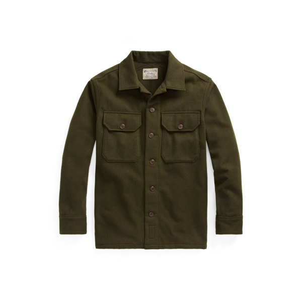 Classic Fit Wool-Blend Workshirt Polo Ralph Lauren 1