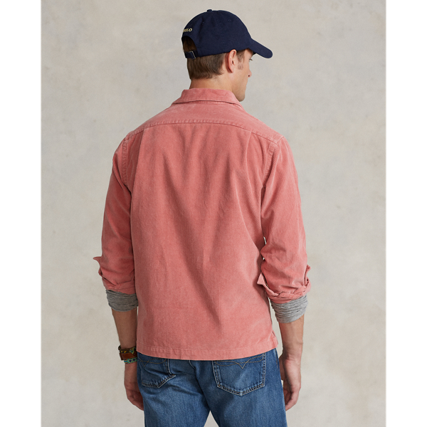 Pink Classic Fit Corduroy Camp Shirt Polo Ralph Lauren 5