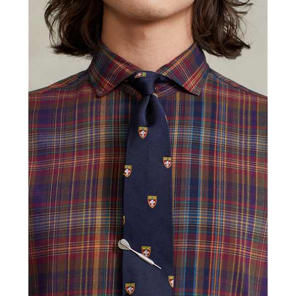 Chemise &eacute;cossaise ajust&eacute;e en serg&eacute; Polo Ralph Lauren en Red/Brown Multi 6