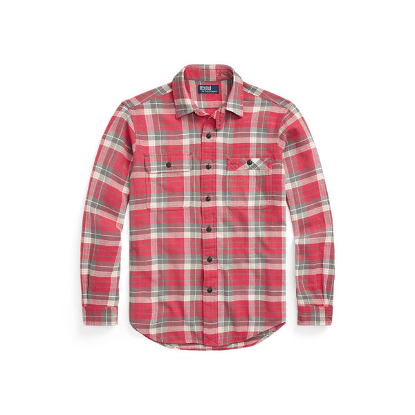 Kariertes Custom-Fit Arbeitshemd