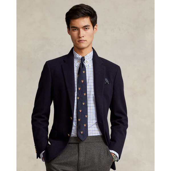 Chemise ajust&eacute;e en popeline tattersall Polo Ralph Lauren en White/Blue Multi 7