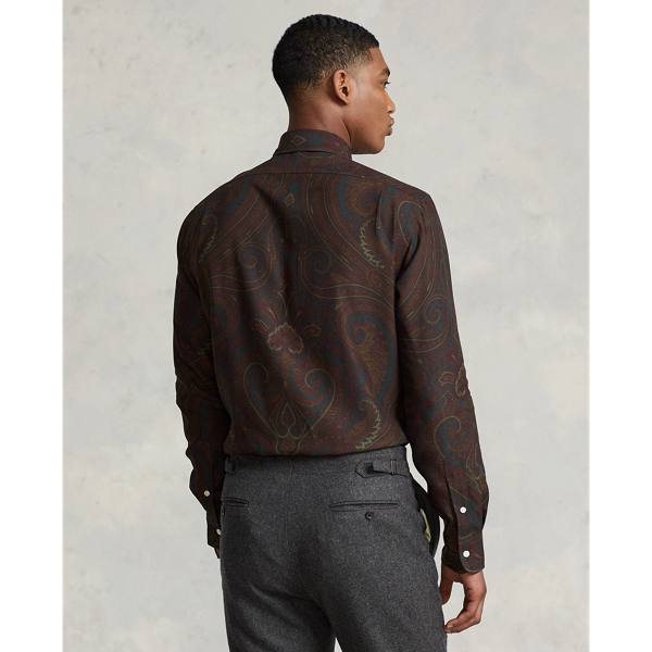 Madder Paisleys Custom Fit Paisley Twill Shirt Polo Ralph Lauren 5