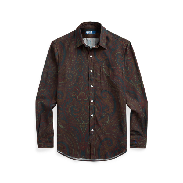 Madder Paisleys Custom Fit Paisley Twill Shirt Polo Ralph Lauren 2