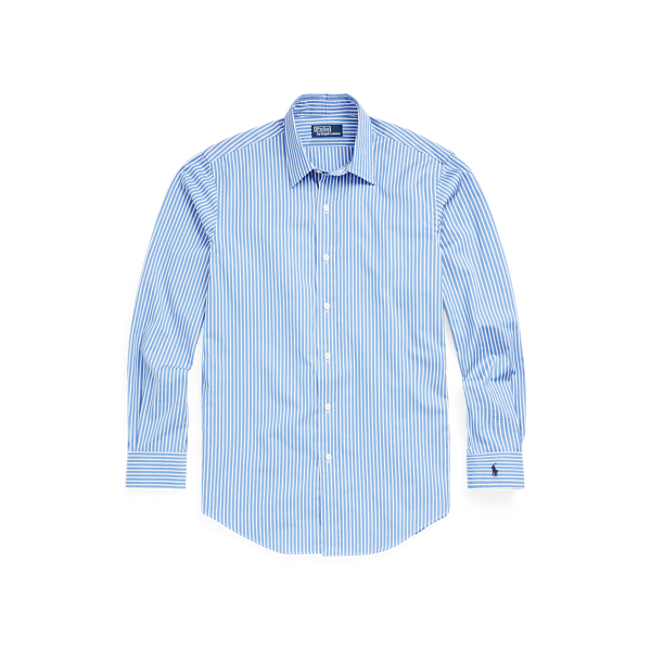 Custom Fit Striped Poplin Shirt