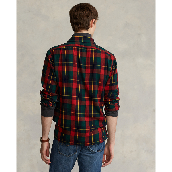 Red/Green Multi Classic Fit Pyjama-Style Shirt Polo Ralph Lauren 4