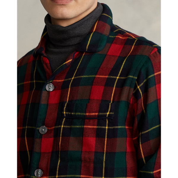 Red/Green Multi Classic Fit Pyjama-Style Shirt Polo Ralph Lauren 5
