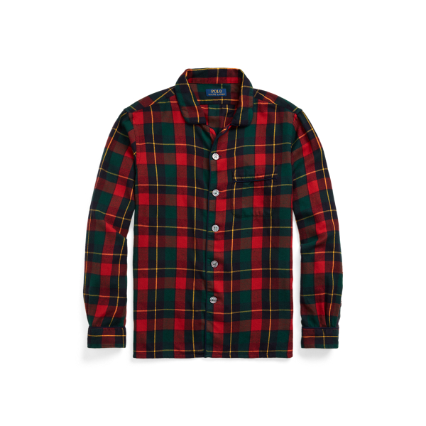 Red/Green Multi Classic Fit Pyjama-Style Shirt Polo Ralph Lauren 2
