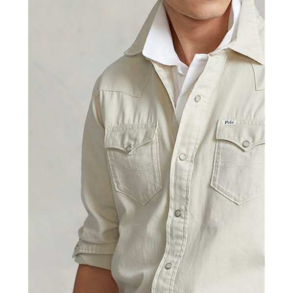 Polo ralph lauren classic fit western shirt best sale