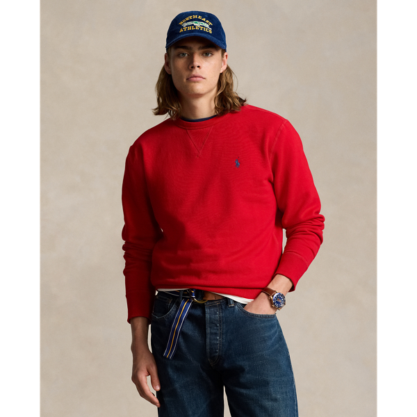 Red polo crewneck on sale