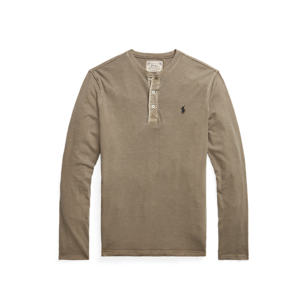 Slub Jersey Henley Shirt