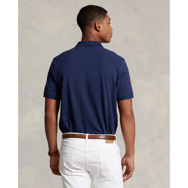 Newport Navy Classic Fit Triple-Pony Mesh Polo Shirt Polo Ralph Lauren 5