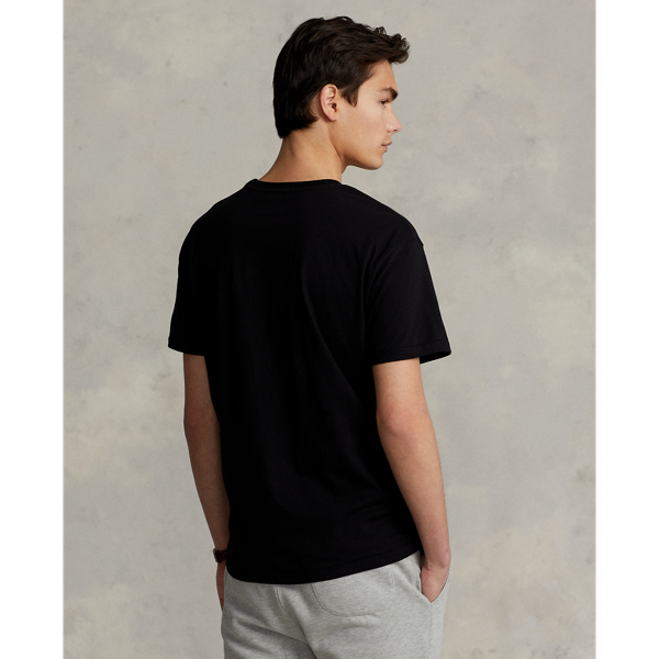 Polo Black Classic Fit Big Pony Logo Jersey T-Shirt Polo Ralph Lauren 5