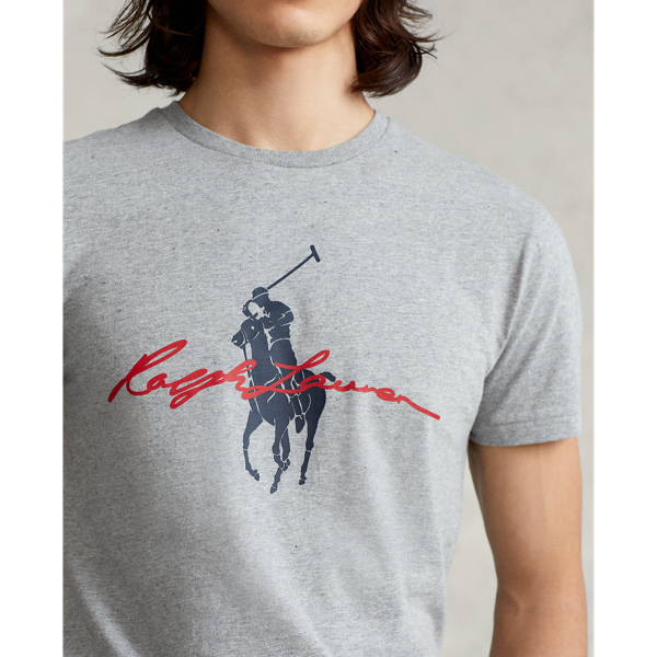 T-shirt classique Big Pony logo jersey Polo Ralph Lauren en Chin&eacute; Andover 6