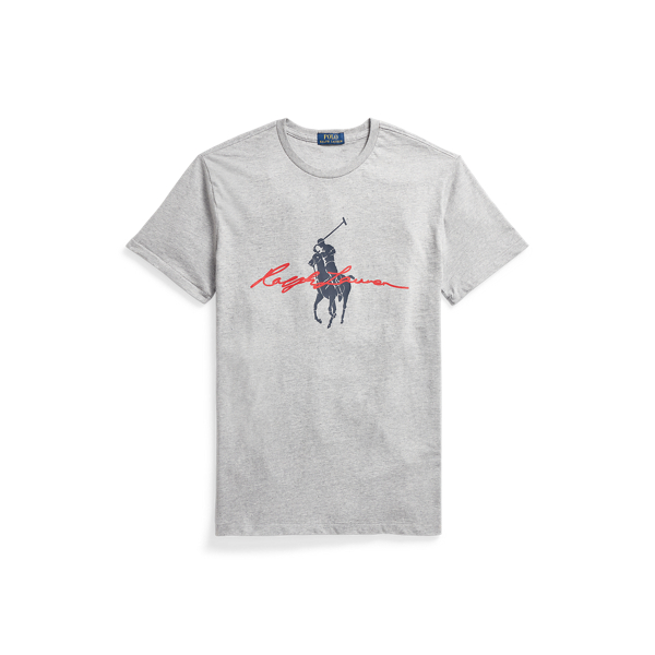 T-Shirt mit Logo und Big Pony