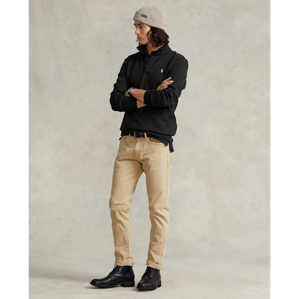 Double-Knit Mockneck Sweatshirt