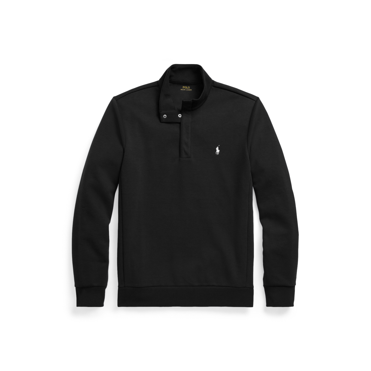 Polo ralph lauren double knit mockneck pullover sale