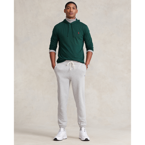 College Green Jersey Hooded T-Shirt Polo Ralph Lauren 4