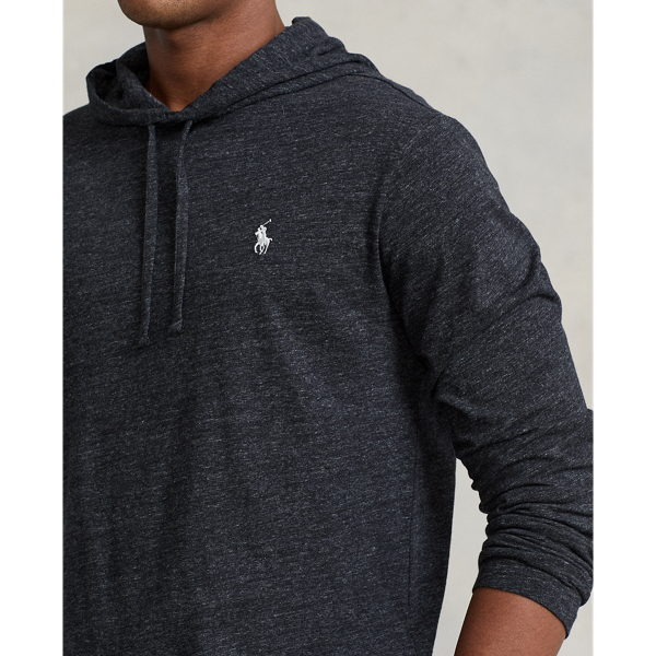 【SALE/国内発送】Ralph Lauren Jersey Hooded T-Shirt Polo Ralph Lauren Men's Orange Multi Stripe Jersey Hooded T