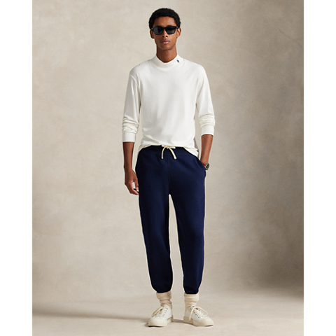 Мужская рубашка Ralph Lauren Soft Cotton Mockneck, цвет: Nevis
