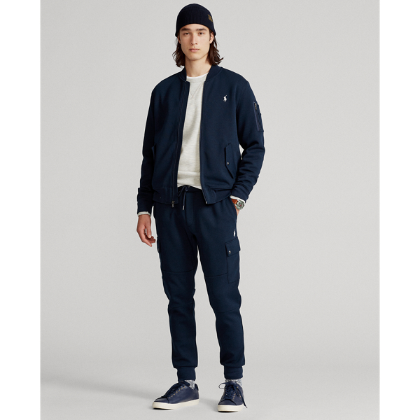 Aviator Navy Double-Knit Bomber Jacket Polo Ralph Lauren 4