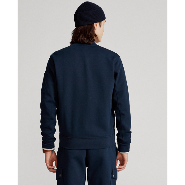 Aviator Navy Double-Knit Bomber Jacket Polo Ralph Lauren 5
