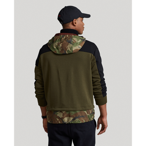 Company Olive Hybrid Quarter-Zip Hoodie Polo Ralph Lauren 5