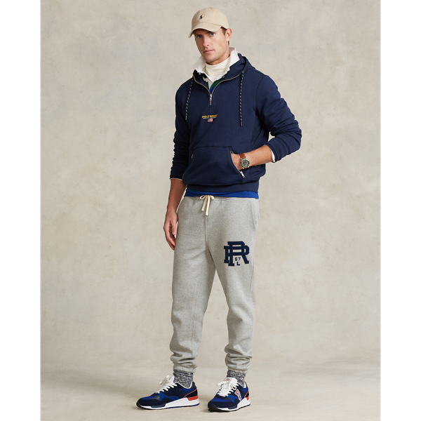 Felpa con cappuccio ibrida Polo Sport Polo Ralph Lauren in Blu navy crociera 4