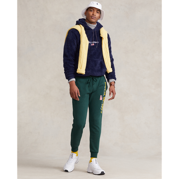 Cruise Navy Polo Sport Pile Fleece Hoodie Polo Ralph Lauren 4