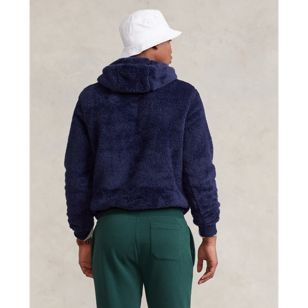 Cruise Navy Polo Sport Pile Fleece Hoodie Polo Ralph Lauren 5