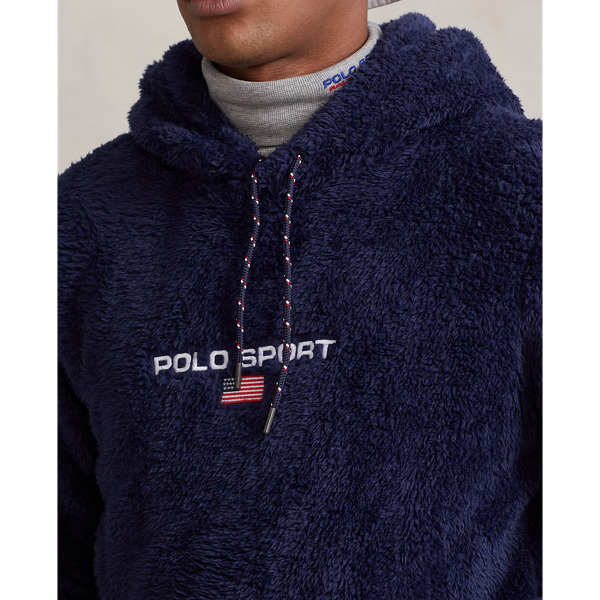 Cruise Navy Polo Sport Pile Fleece Hoodie Polo Ralph Lauren 6