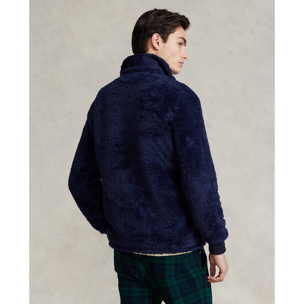 Pull Polo Sport en sherpa Polo Ralph Lauren en Bleu marine 5