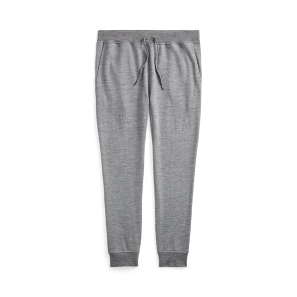 Classic Grey Heather Wool Terry Jogger Polo Ralph Lauren 2