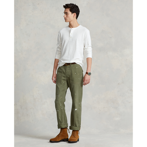 Nevis Waffle-Knit Henley Shirt Polo Ralph Lauren 4
