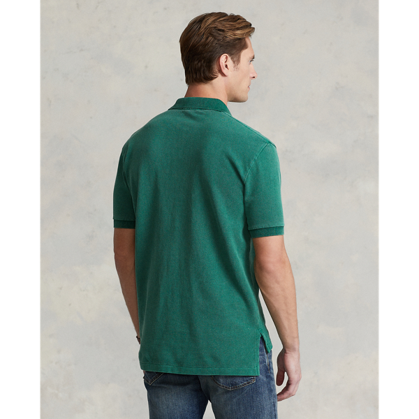 Polo coupe originale en coton piqu&eacute; Polo Ralph Lauren en Vert Stuart 5