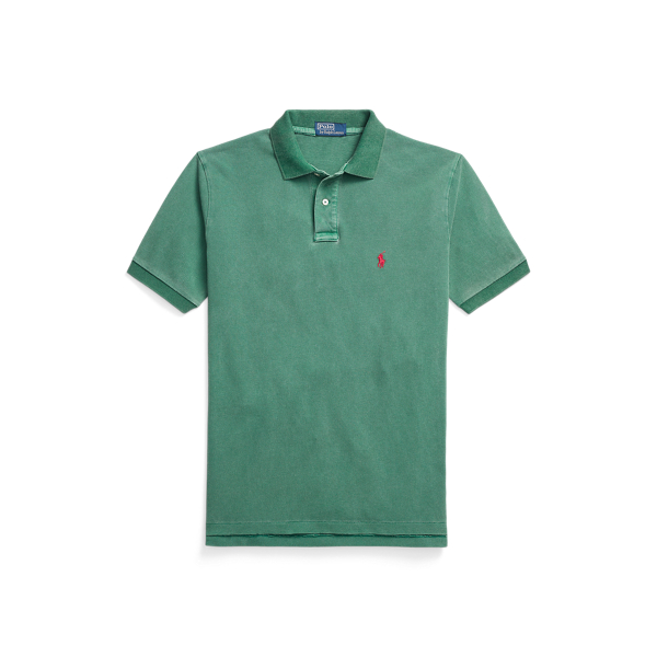 Polo coupe originale en coton piqu&eacute; Polo Ralph Lauren en Vert Stuart 2