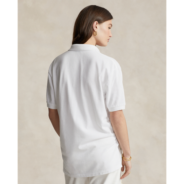 White Original Fit Mesh Polo Shirt Polo Ralph Lauren 7