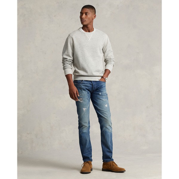 Fleece-Sweatshirt Polo Ralph Lauren in Meliert 4