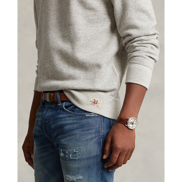 Fleece-Sweatshirt Polo Ralph Lauren in Meliert 6