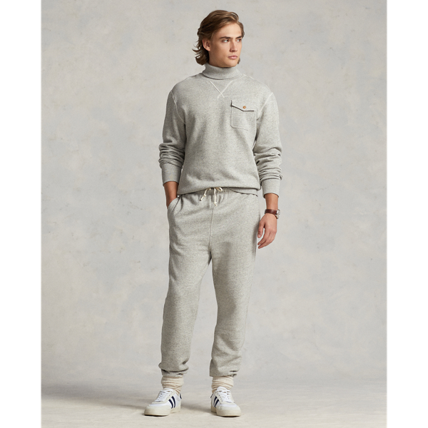 Loft Heather Garment-Dyed Fleece Sweatpant Polo Ralph Lauren 1