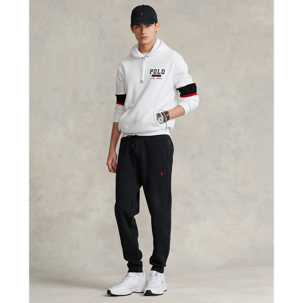 White Logo Double-Knit Mesh Hoodie Polo Ralph Lauren 4